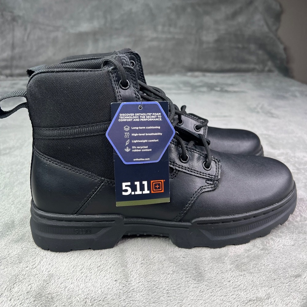 511 Tactical Military Speed 4.0 6" Boots Mens 12 Black Waterproof Ankle Boots